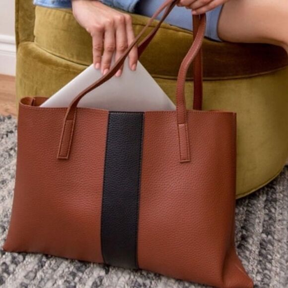 Vince Camuto Vegan Leather Luck Tote - Picture 1 of 5